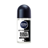 NIVEA Black & White Invisible Anti-Perspirant Roll-On 50ml, imported from the UK