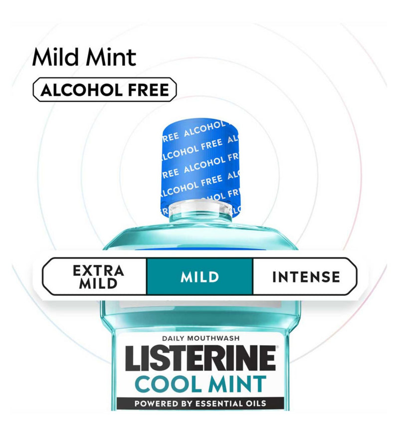 Listerine Cool Mint mouthwash 500ml - British product