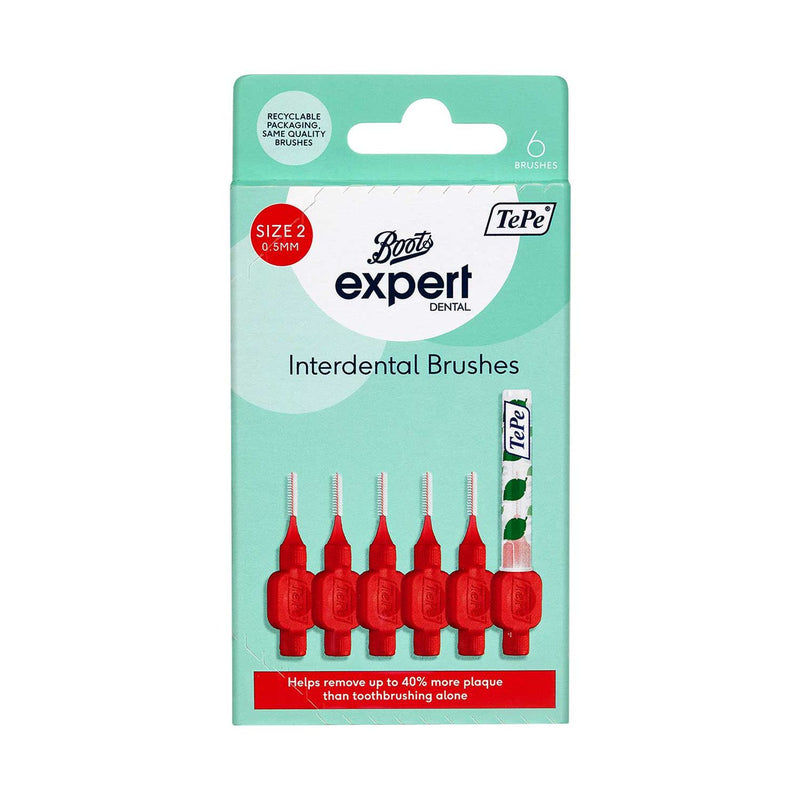 TePe 0.5mm Interdental Brushes 6 - British product