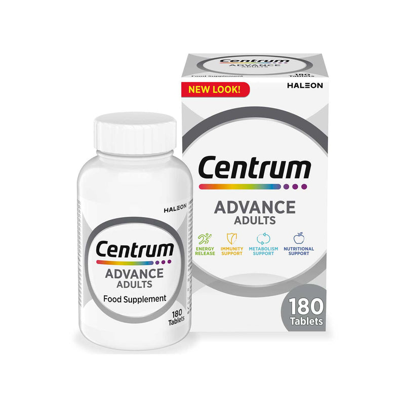Centrum Advance multivitamin and mineral tablets 180 Tablets - British product