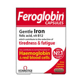 Vitabiotics Feroglobin iron supplement 30 capsules, UK version
