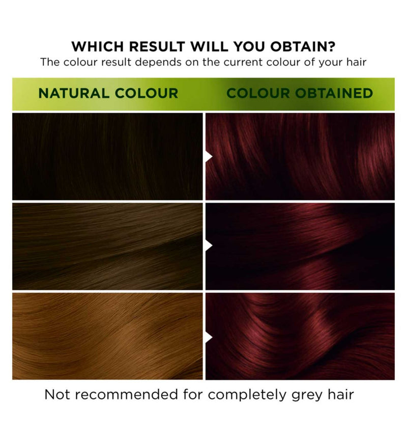 صبغة شعر Garnier Nutrisse Ultra Color بلون كرز أحمر داكن، مستوردة من المملكة المتحدة