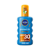 NIVEA sun cream spray Protect & Bronze SPF30 200ml - British product