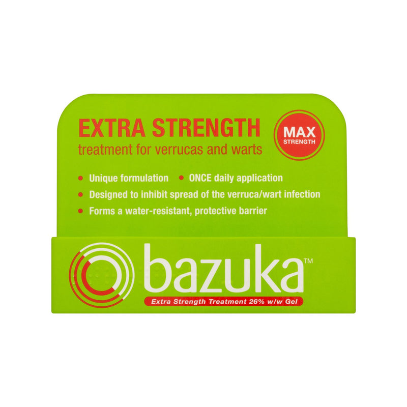Bazuka Extra Strength Verruca Treatment Gel 6g - British product