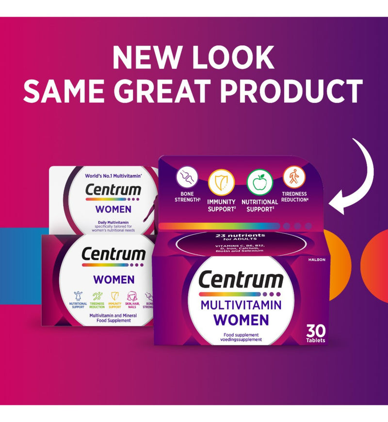 Centrum Women Multivitamins tablets 30 count - British product