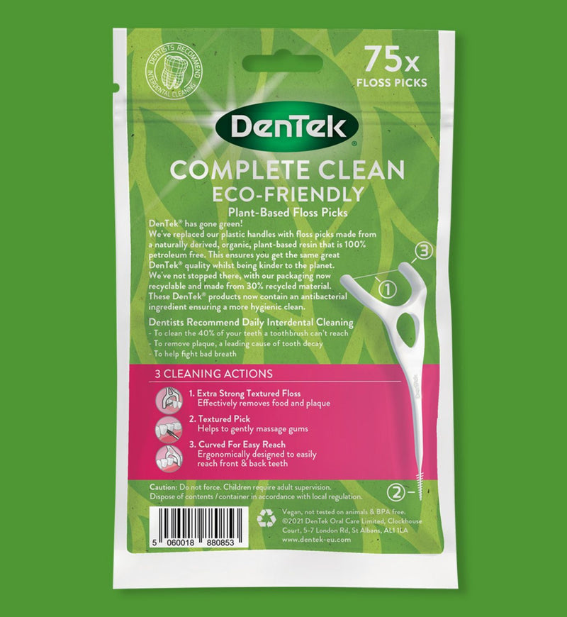 DenTek Y Floss Picks Mint 75 Picks - British product