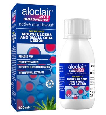 Aloclair Plus Bioadhesive Mouthwash 120ml - British product