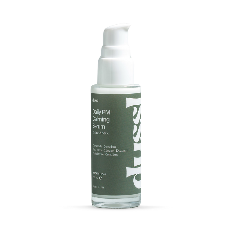 dussl calming serum daily PM, imported from the UK