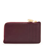 LOEWE leather pebble card holder with gold-tone fastening, UK version