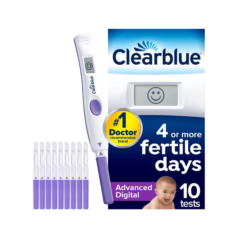 Clearblue Advanced Digital Ovulation Test Kit 10 tests - British product