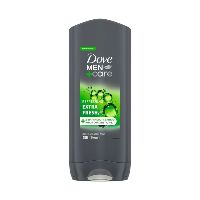 Dove Men+Care Refreshing Extra Fresh Men's Body Wash 400ml - British product
