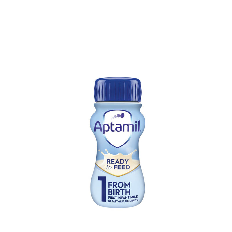 Aptamil første spedbarnsmelk klar til bruk 200ml (britisk merke)