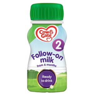 Boots Cow & Gate Follow On Milk Liquid Formula 6-12 Months 200ml- Buy online at McGrocer