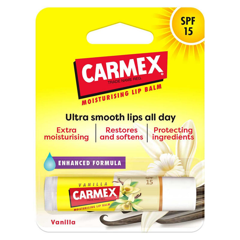 Carmex Moisturising Vanilla Lip Balm SPF15