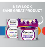 Centrum Women 50+ multivitamin tablets 30 - British product