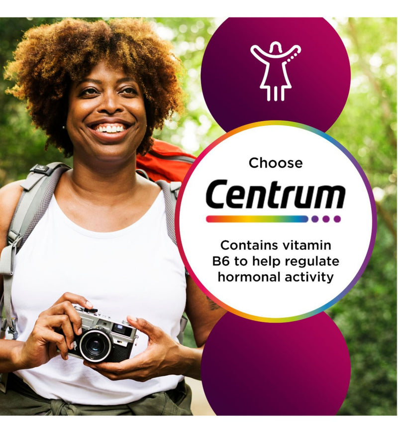 Centrum Women 50+ multivitamin tablets 30 - British product