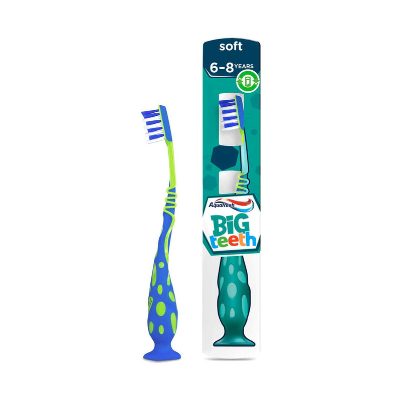Aquafresh Big Teeth weiche Borsten Kinderzahnbürste 6-8 Jahre (britische Marke)