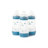 MAM Easy Start Anti-Colic Bottle 260ml 3 Pack Blue, imported from the UK
