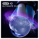 Oral-B iO Ultimate Clean black brush heads 4 pack, imported from the UK