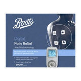Boots TENS digital smertelindringsenhet elektronisk muskelstimulator 45 forhåndsprogrammerte innstillinger