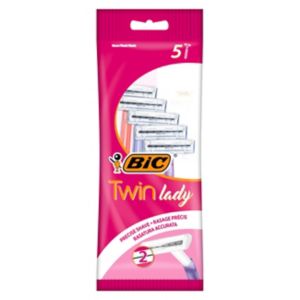 Rasoirs Jetables BIC Twin Lady Femme Pack de 5