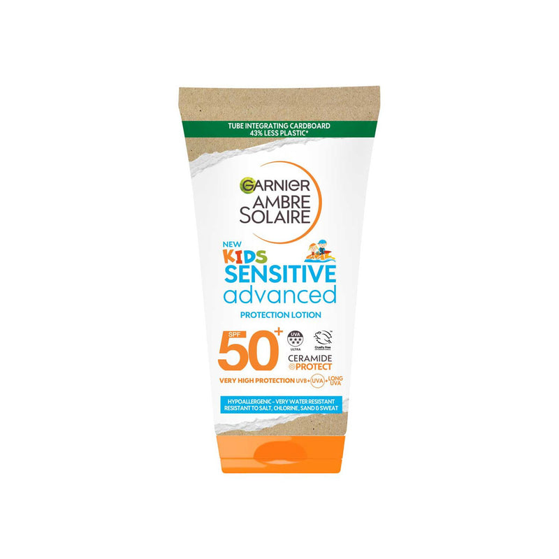 Garnier Kids Sensitive Sun Cream SPF50+ 50ml, UK version