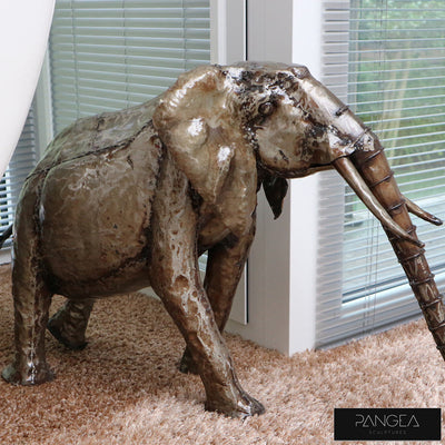 Costco UK Pangea Elephant Ornamental Metal Structure Statue- Buy online at McGrocer
