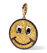 Harrods Annoushka Yellow Gold Diamond and Sapphire Mythology Happy Face Charm- Buy online at McGrocer