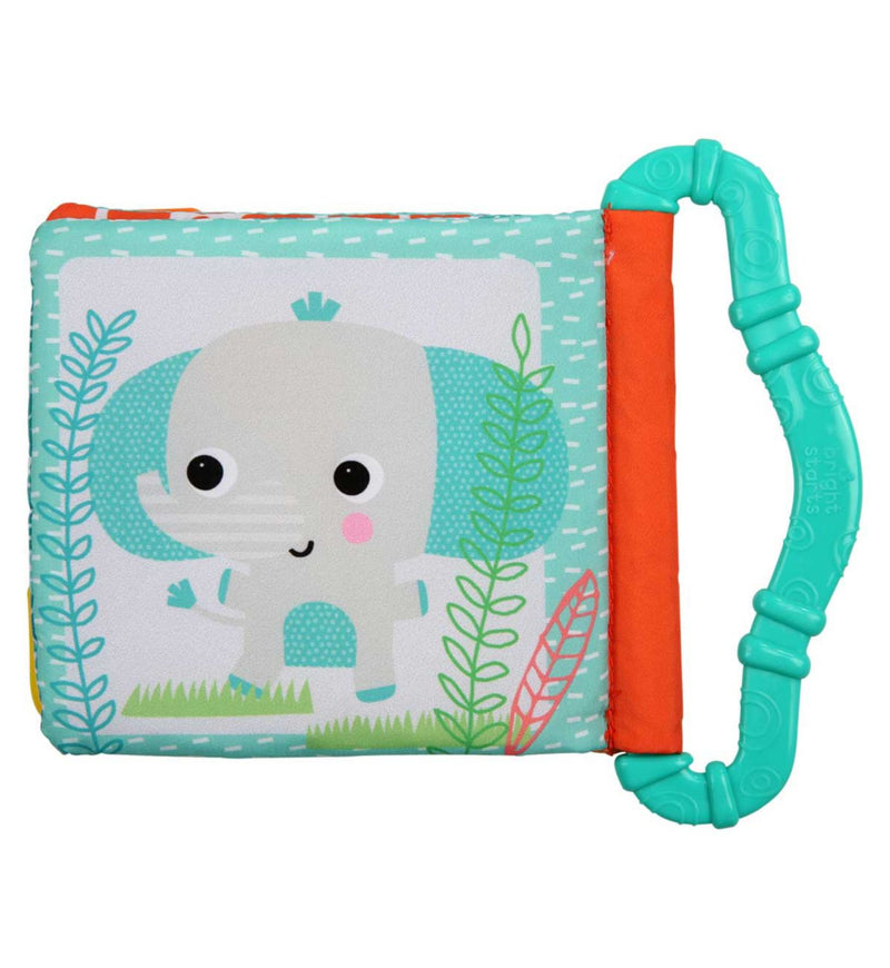Bright Starts Teethe & Read Book Plush Baby Teether - British product