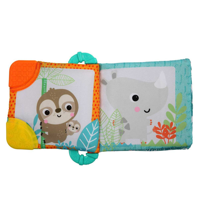 Bright Starts Teethe & Read Book Plush Baby Teether - British product
