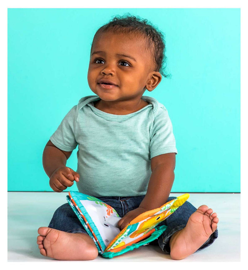 Bright Starts Teethe & Read Book Plush Baby Teether - British product