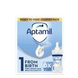 Aptamil 1 First Infant Milk Starter Pack from Birth 6 x 70ml (420ml)