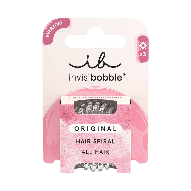 invisibobble Original Clear hair ties 3 Pack, UK version