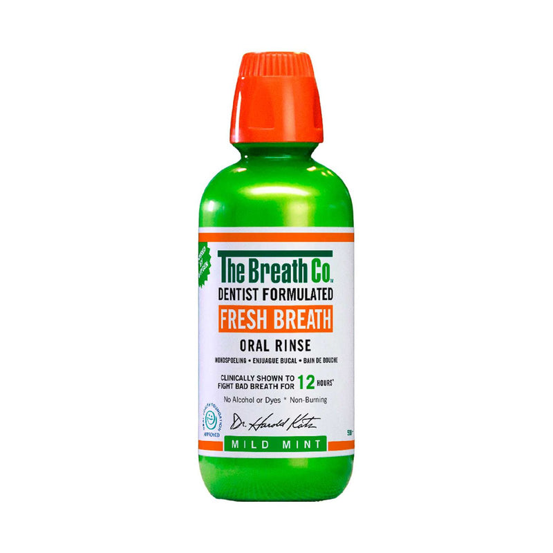 The Breath Co alcohol free mouthwash mild mint 500ml - British product