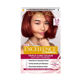 L'Oréal Paris Excellence Créme 5.6 Rich Auburn hair dye - British product