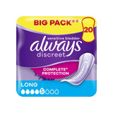 Always Discreet Inkontinenzeinlagen Plus Damen Lang x20 - Britisches Produkt