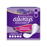 Always Discreet Protections pour incontinence Long+ 20 unités (marque britannique)