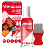 Vamousse Head Lice Treatment Mousse 160ml (British brand)