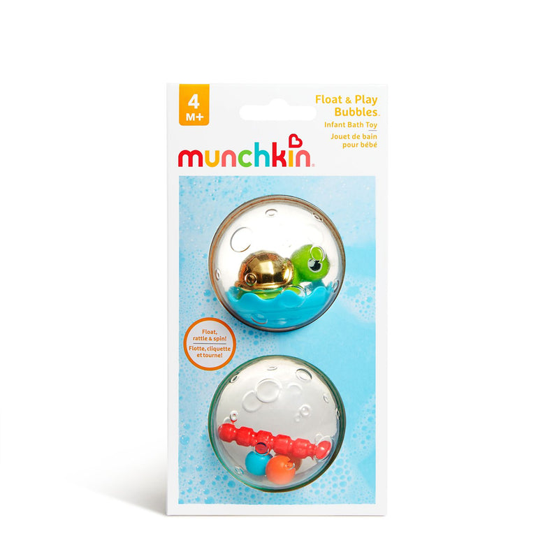 Munchkin Float and Play Bath Bubbles baby bath toy (British brand)
