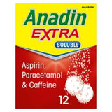 Anadin Extra Dreifachwirkung Brausetabletten zur Schmerzlinderung, 12er-Packung
