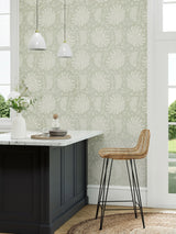 Next Sanderson Green Mapperton Wallpaper 10.05m- Buy online at McGrocer