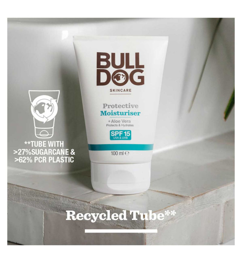 Bulldog Protective SPF 15 face moisturiser 100ml - British product