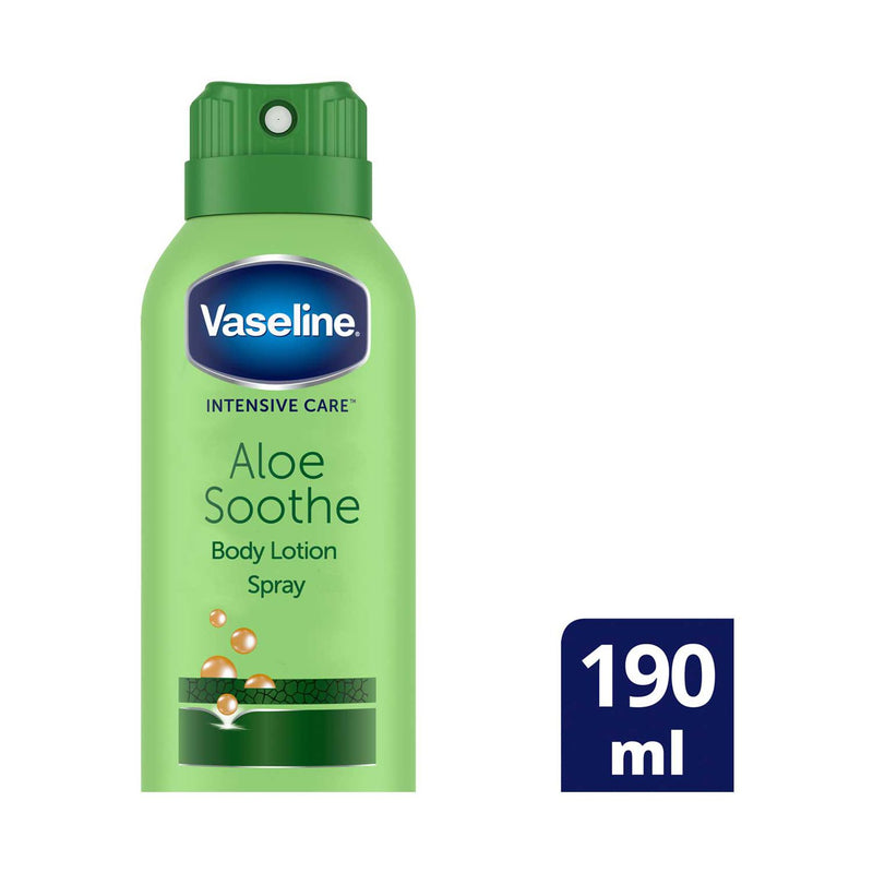 Vaseline Intensive Care Aloe Soothe Spray Moisturiser 190ml