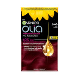 Boots Garnier Olia 6.66 Vivid Garnet Red Permanent Hair Dye- Buy online at McGrocer