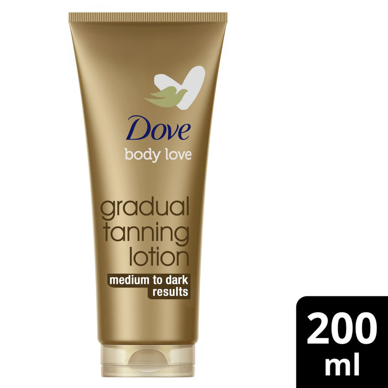 Dove Self Tanning Body Lotion Summer Revived Medium to Dark 200ml - British product