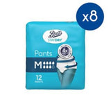 Boots StayDry Pants Medium Incontinence Underwear 96 Count (8 Pack Bundle)