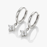 Superdrug MUCHV Small Huggie Hoop Earrings with Hydrangea Flower- Buy online at McGrocer