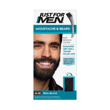 Boots Just For Men Moustache & Beard Brush-In Colour Gel, Black- Buy online at McGrocer