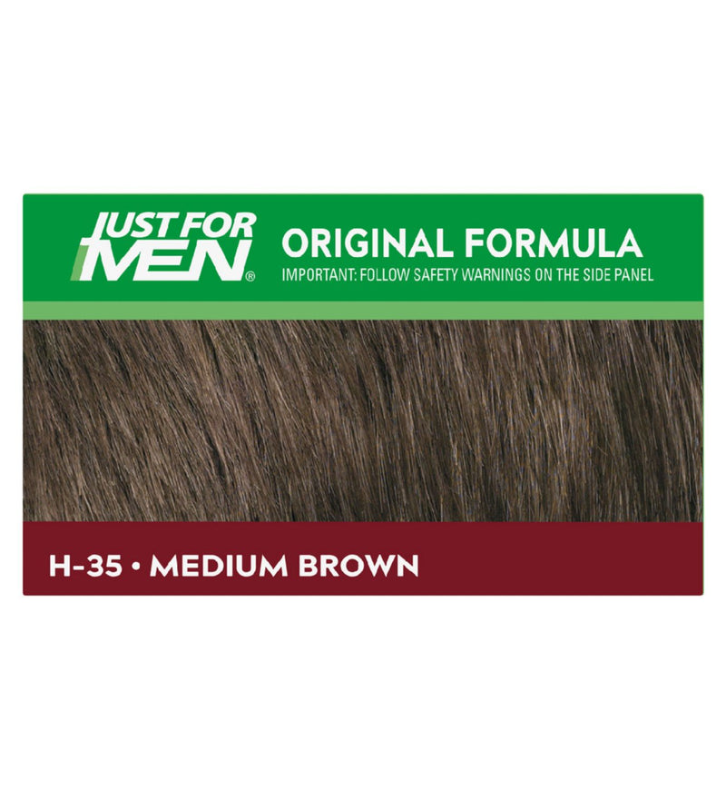 Just For Men Hair Colourant Natural Medium Brown - British product