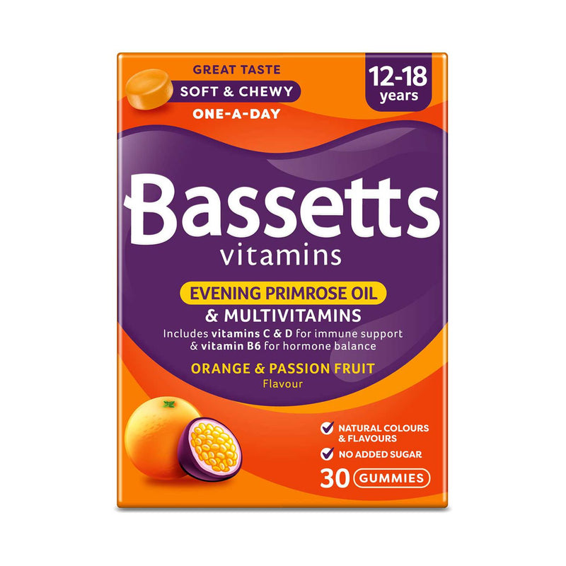 Bassetts multivitamins gummies for teens 30 count (British brand)